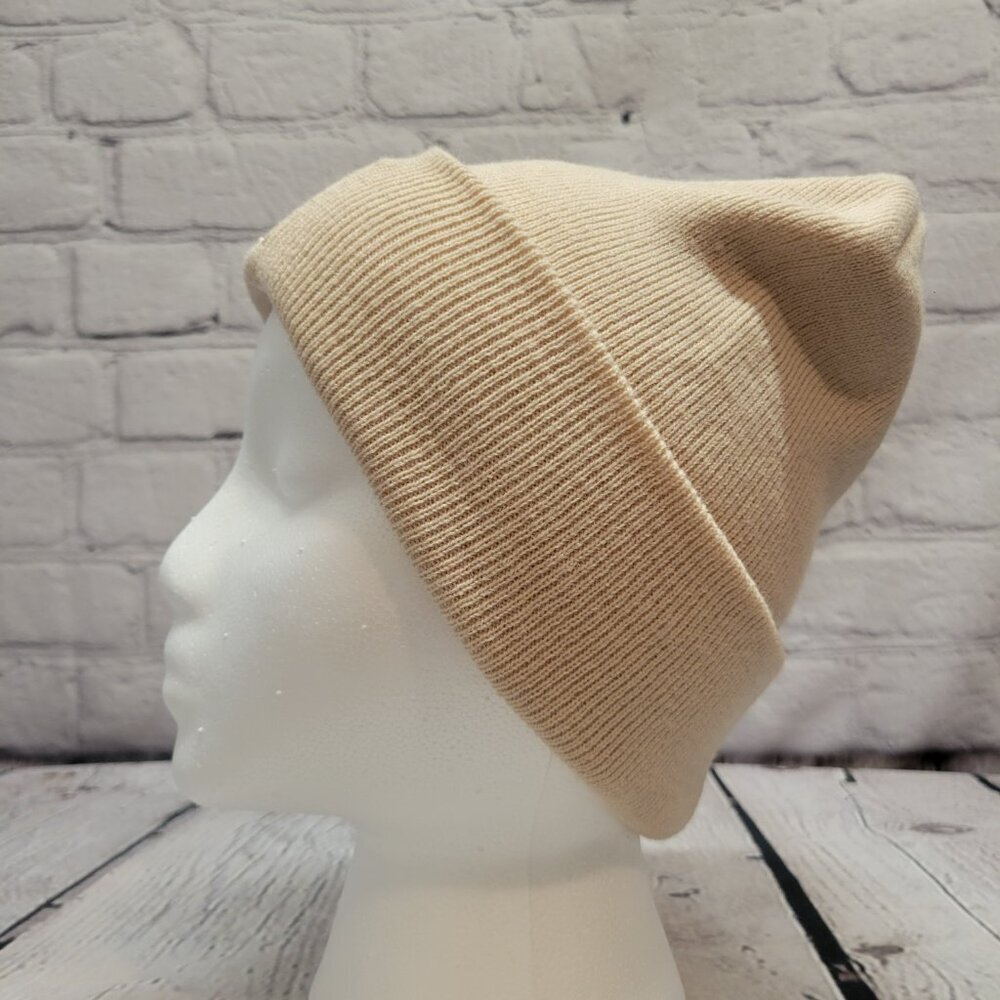Timberland Women's Classic Tonal Patch Cuffed Beanie - Picture 3 of 6